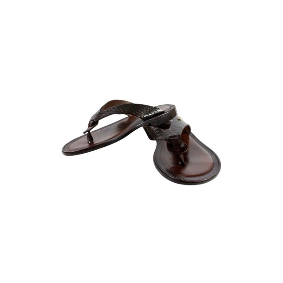 Aron Brown Mens Italian Leather Sandals Shoes main image 9